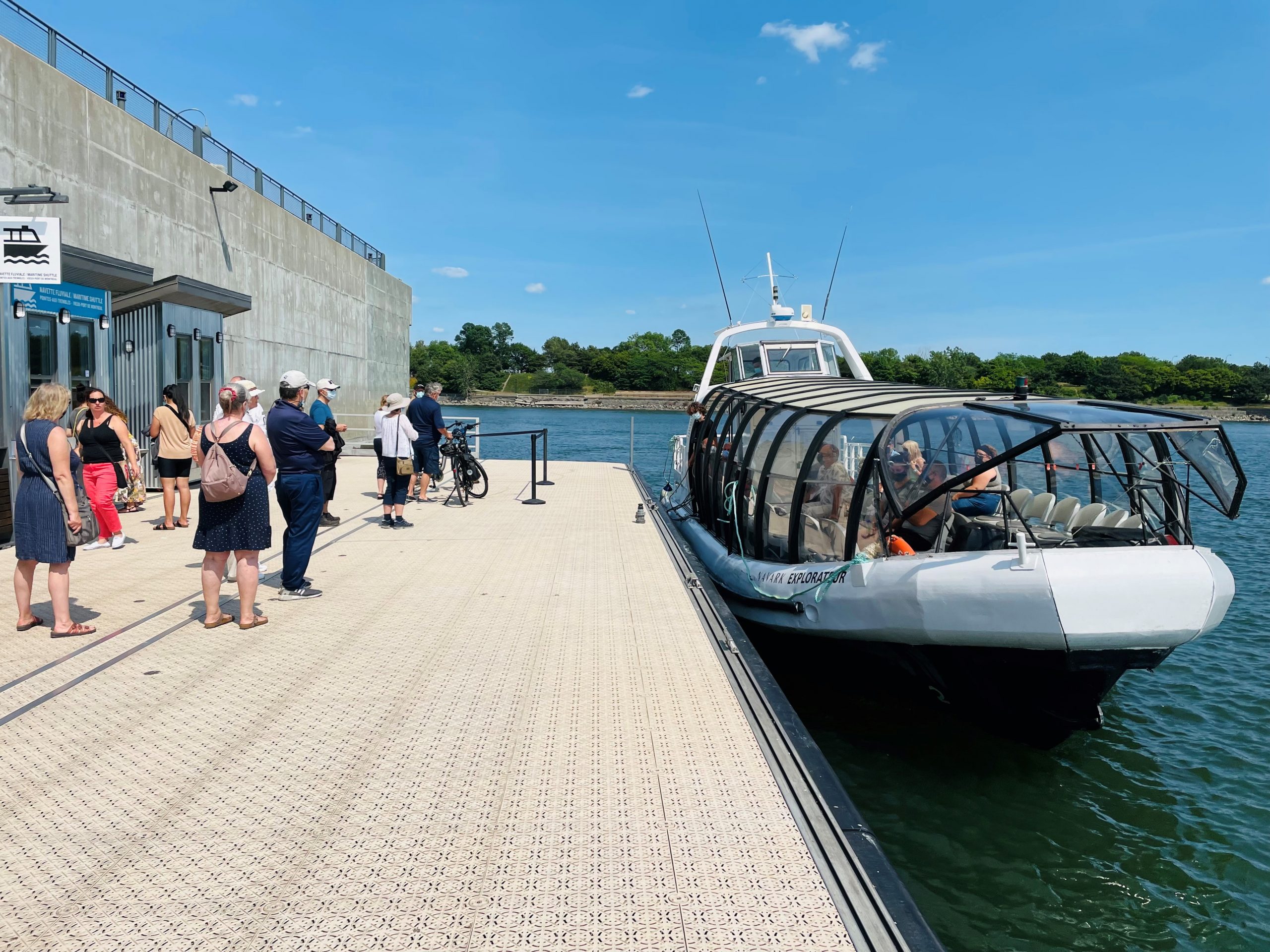 La navette fluviale entre Pointe-aux-Trembles et le Vieux-Port de Montréal est de retour pour l’été 2021 !