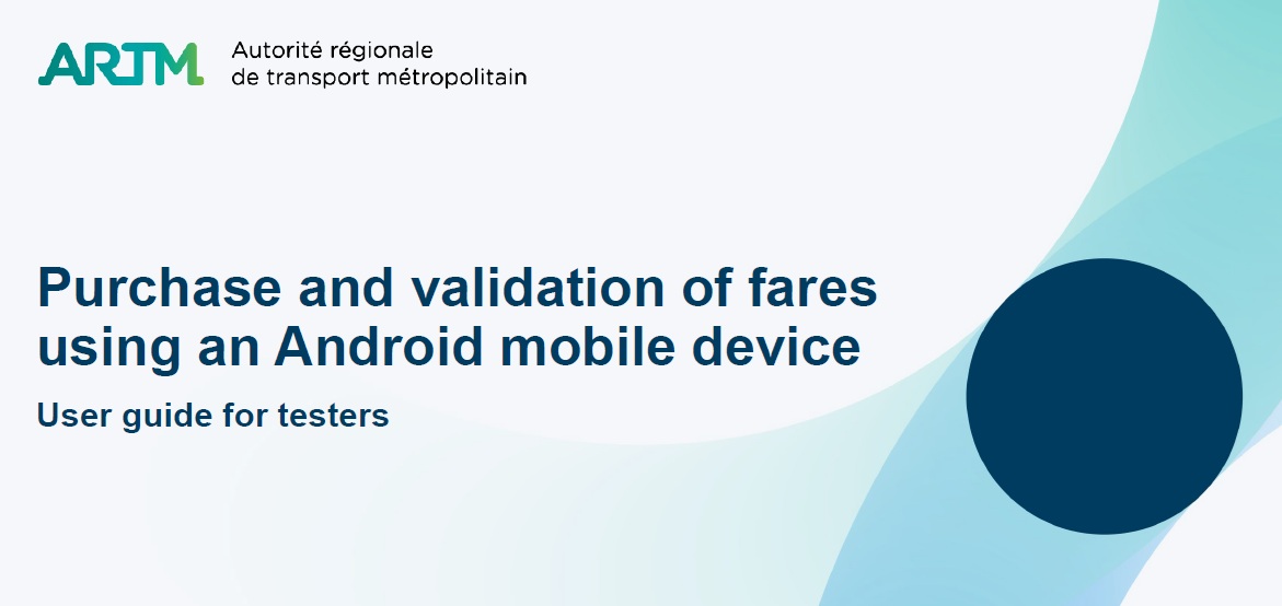 Purchase and validation of fares using an Android mobile device