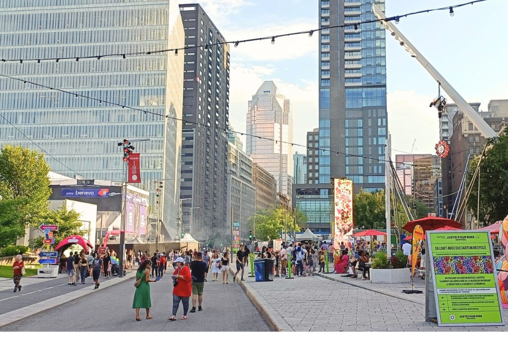 Festival au centre-ville  de Montréal: 4 bonnes raisons de choisir le transport collectif