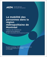 enquête métropolitaine 2023 Perspectives mobilité